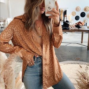 12th Tribe Leopard Blouse